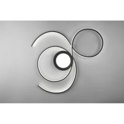 Trio Leuchten Jive Deckenleuchte LED Schwarz, 1-flammig, Fernbedienung -LED Leuchten Verkäufe 2022 trio leuchten jive deckenleuchte 623419232 2