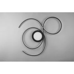 Trio Leuchten Jive Deckenleuchte LED Schwarz, 1-flammig, Fernbedienung -LED Leuchten Verkäufe 2022 trio leuchten jive deckenleuchte 623419232 6