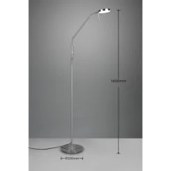 Trio Leuchten Monza Stehleuchte LED Nickel-Matt, 1-flammig -LED Leuchten Verkäufe 2022 trio leuchten monza stehleuchte 423310107 2