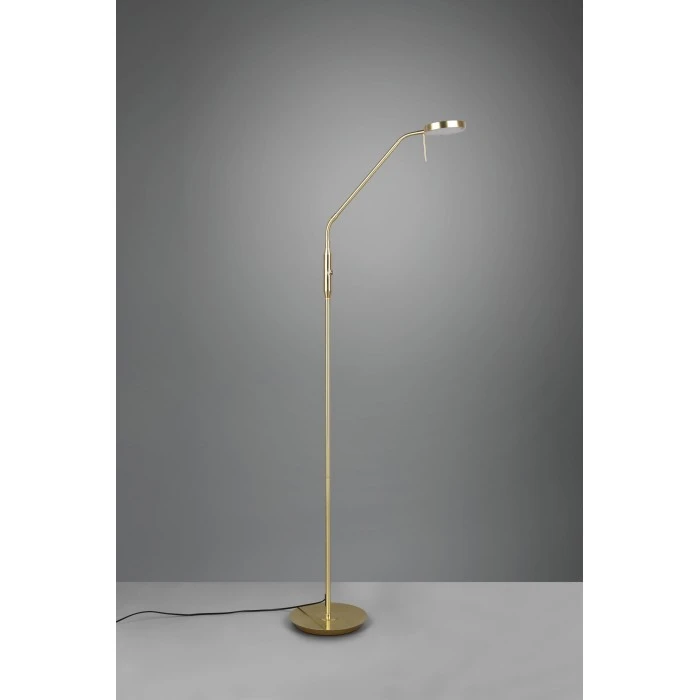 Trio Leuchten Monza Stehleuchte LED Messing, 1-flammig 2 Trio Leuchten Monza Stehleuchte LED Messing, 1-flammig – Bild 2