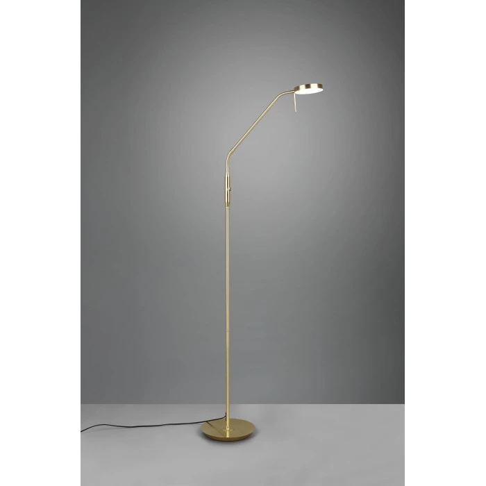 Trio Leuchten Monza Stehleuchte LED Messing, 1-flammig 4 Trio Leuchten Monza Stehleuchte LED Messing, 1-flammig – Bild 4