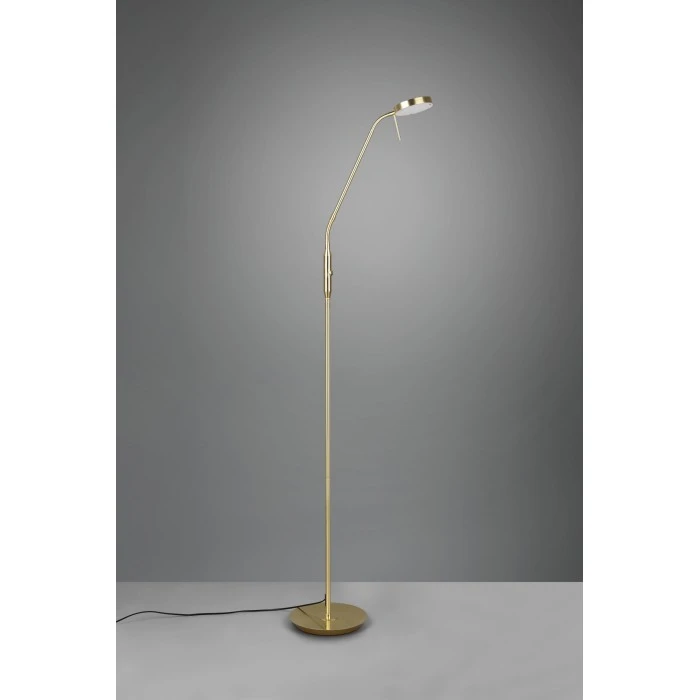 Trio Leuchten Monza Stehleuchte LED Messing, 1-flammig 6 Trio Leuchten Monza Stehleuchte LED Messing, 1-flammig – Bild 6