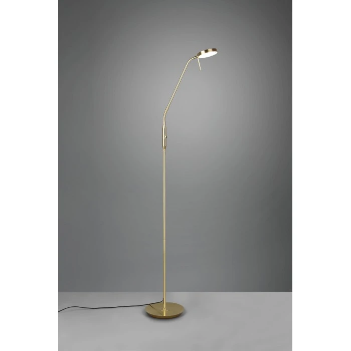 Trio Leuchten Monza Stehleuchte LED Messing, 1-flammig 7 Trio Leuchten Monza Stehleuchte LED Messing, 1-flammig – Bild 7