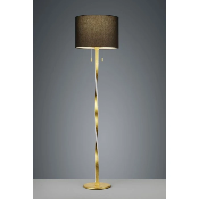 Trio Leuchten NANDOR Stehleuchte LED Gold, 3-flammig 2 Trio Leuchten NANDOR Stehleuchte LED Gold, 3-flammig – Bild 2