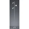 Trio Leuchten NARCOS Stehleuchte LED Nickel-Matt, 3-flammig