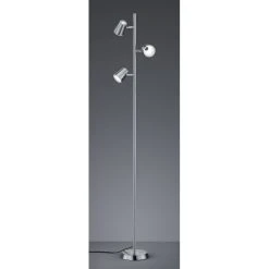 Trio Leuchten NARCOS Stehleuchte LED Nickel-Matt, 3-flammig