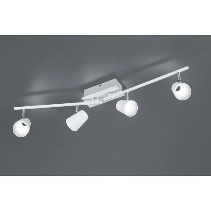 Trio Leuchten NARCOS Strahler LED Weiß, 4-flammig 2 Trio Leuchten NARCOS Strahler LED Weiß, 4-flammig – Bild 2