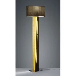 Trio Leuchten NESTOR Stehleuchte LED Gold, 2-flammig
