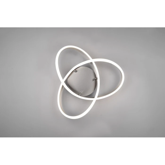 Trio Leuchten NURIA Deckenleuchte LED Nickel-Matt, 1-flammig 7 Trio Leuchten NURIA Deckenleuchte LED Nickel-Matt, 1-flammig – Bild 7