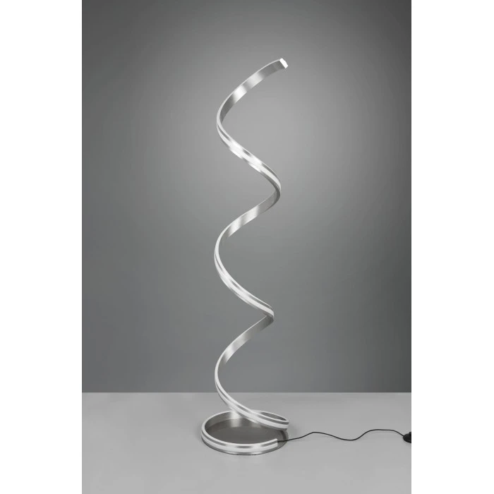 Trio Leuchten NURIA Stehleuchte LED Nickel-Matt, 1-flammig 5 Trio Leuchten NURIA Stehleuchte LED Nickel-Matt, 1-flammig – Bild 5