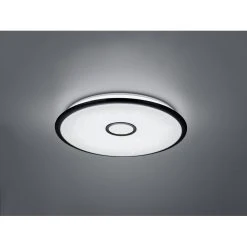 Trio Leuchten Okinawa Deckenleuchte LED Schwarz, 1-flammig, Fernbedienung