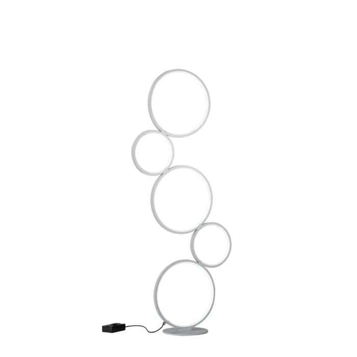 Trio Leuchten Rondo Stehleuchte LED Silber, 1-flammig 2 Trio Leuchten Rondo Stehleuchte LED Silber, 1-flammig – Bild 2