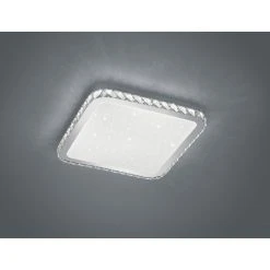 Trio Leuchten SAPPORO Deckenleuchte LED Weiß, 1-flammig, Fernbedienung