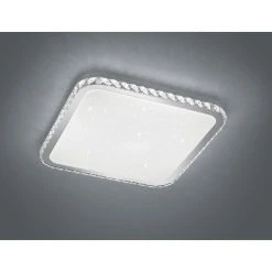 Trio Leuchten SAPPORO Deckenleuchte LED Weiß, 1-flammig, Fernbedienung