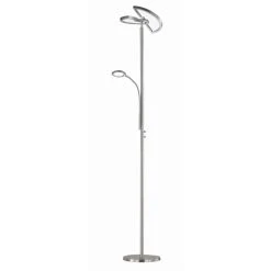 Trio Leuchten SPLIT Deckenfluter LED Nickel-Matt, 1-flammig -LED Leuchten Verkäufe 2022 trio leuchten split deckenfluter 424910207 3