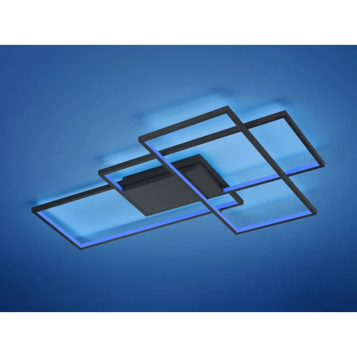 Trio Leuchten Thiago Deckenleuchte LED Anthrazit, 1-flammig, Fernbedienung, Farbwechsler 4 Trio Leuchten Thiago Deckenleuchte LED Anthrazit, 1-flammig, Fernbedienung, Farbwechsler – Bild 4