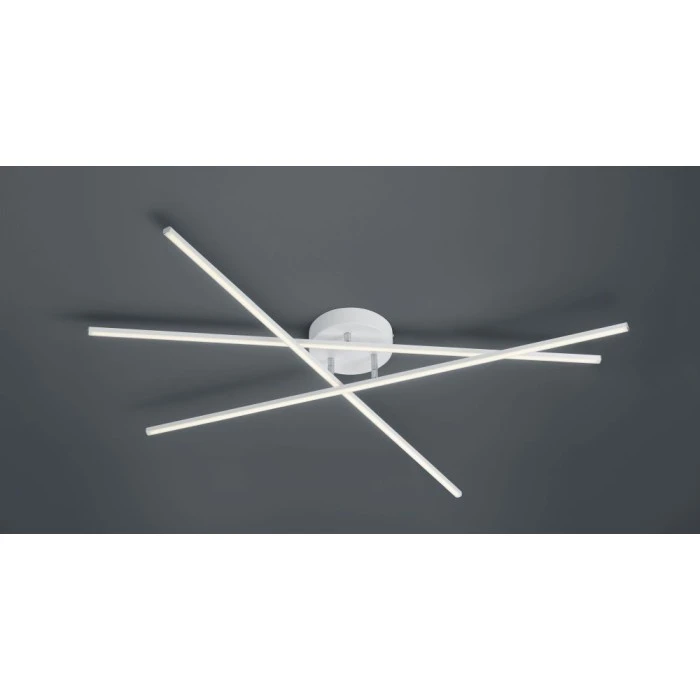 Trio Leuchten TIRIAC Deckenleuchte LED Weiß, 3-flammig 2 Trio Leuchten TIRIAC Deckenleuchte LED Weiß, 3-flammig – Bild 2