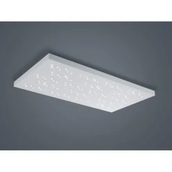 Trio Leuchten TITUS Deckenleuchte LED Weiß, 1-flammig, Fernbedienung