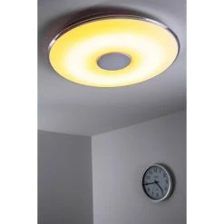 Trio Leuchten TOKYO Deckenleuchte LED Chrom, 1-flammig, Fernbedienung -LED Leuchten Verkäufe 2022 trio leuchten tokyo deckenleuchte 628915001 13