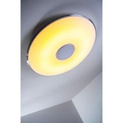 Trio Leuchten TOKYO Deckenleuchte LED Chrom, 1-flammig, Fernbedienung -LED Leuchten Verkäufe 2022 trio leuchten tokyo deckenleuchte 628915001 19