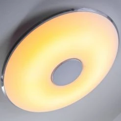 Trio Leuchten TOKYO Deckenleuchte LED Chrom, 1-flammig, Fernbedienung -LED Leuchten Verkäufe 2022 trio leuchten tokyo deckenleuchte 628915001 26