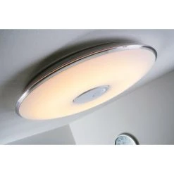 Trio Leuchten TOKYO Deckenleuchte LED Chrom, 1-flammig, Fernbedienung -LED Leuchten Verkäufe 2022 trio leuchten tokyo deckenleuchte 628915001 3