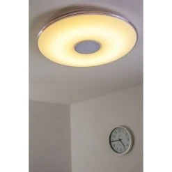 Trio Leuchten TOKYO Deckenleuchte LED Chrom, 1-flammig, Fernbedienung -LED Leuchten Verkäufe 2022 trio leuchten tokyo deckenleuchte 628915001 8