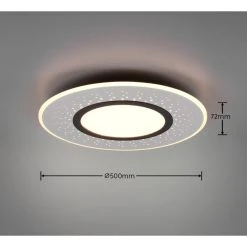 Trio Leuchten Verus Deckenleuchte LED Nickel-Matt, 1-flammig, Fernbedienung -LED Leuchten Verkäufe 2022 trio leuchten verus deckenleuchte 626910307 11