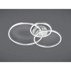 Trio Leuchten Winona Deckenleuchte LED Nickel-Matt, 2-flammig, Fernbedienung, Farbwechsler -LED Leuchten Verkäufe 2022 trio leuchten winona deckenleuchte 670810607 3