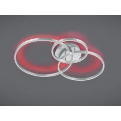 Trio Leuchten Winona Deckenleuchte LED Nickel-Matt, 2-flammig, Fernbedienung, Farbwechsler -LED Leuchten Verkäufe 2022 trio leuchten winona deckenleuchte 670810607 4