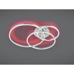 Trio Leuchten Winona Deckenleuchte LED Nickel-Matt, 2-flammig, Fernbedienung, Farbwechsler -LED Leuchten Verkäufe 2022 trio leuchten winona deckenleuchte 670810607 5