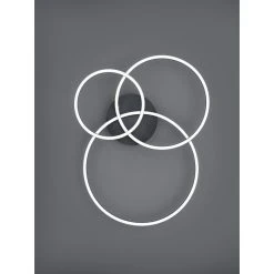 Trio Leuchten Winona Deckenleuchte LED Schwarz, 2-flammig, Fernbedienung, Farbwechsler -LED Leuchten Verkäufe 2022 trio leuchten winona deckenleuchte 670810632 7