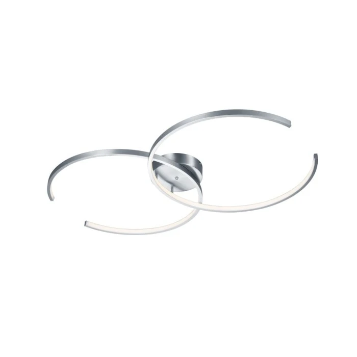 Trio Leuchten WIZ CITIZEN Deckenleuchte LED Nickel-Matt, 2-flammig, Fernbedienung, Farbwechsler 1 Trio Leuchten WIZ CITIZEN Deckenleuchte LED Nickel-Matt, 2-flammig, Fernbedienung, Farbwechsler