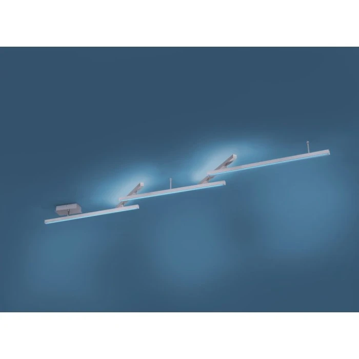 Trio Leuchten WiZ MELBY Deckenleuchte LED Nickel-Matt, 1-flammig, Fernbedienung, Farbwechsler 3 Trio Leuchten WiZ MELBY Deckenleuchte LED Nickel-Matt, 1-flammig, Fernbedienung, Farbwechsler – Bild 3