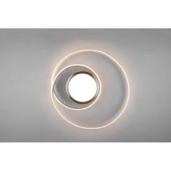 Trio Leuchten Yava Deckenleuchte LED Nickel-Matt, 1-flammig, Fernbedienung -LED Leuchten Verkäufe 2022 trio leuchten yava deckenleuchte 672310207 2