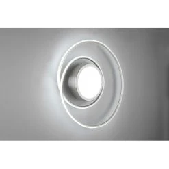 Trio Leuchten Yava Deckenleuchte LED Nickel-Matt, 1-flammig, Fernbedienung -LED Leuchten Verkäufe 2022 trio leuchten yava deckenleuchte 672310207 5