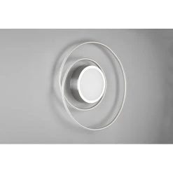 Trio Leuchten Yava Deckenleuchte LED Nickel-Matt, 1-flammig, Fernbedienung -LED Leuchten Verkäufe 2022 trio leuchten yava deckenleuchte 672310207 8