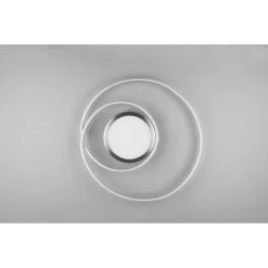 Trio Leuchten Yava Deckenleuchte LED Nickel-Matt, 1-flammig, Fernbedienung -LED Leuchten Verkäufe 2022 trio leuchten yava deckenleuchte 672310207 9