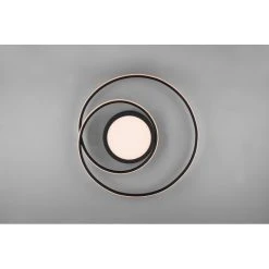 Trio Leuchten Yava Deckenleuchte LED Schwarz, 1-flammig, Fernbedienung -LED Leuchten Verkäufe 2022 trio leuchten yava deckenleuchte 672310232 2