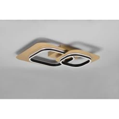Trio Leuchten Trio Lugo Deckenleuchte LED Schwarz-Gold, 1-flammig -LED Leuchten Verkäufe 2022 trio lugo deckenleuchte 642910280 2