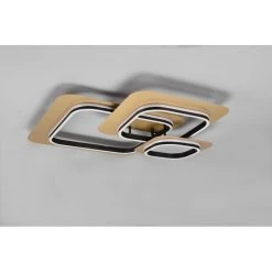 Trio Leuchten Trio Lugo Deckenleuchte LED Schwarz-Gold, 1-flammig -LED Leuchten Verkäufe 2022 trio lugo deckenleuchte 642910380 2