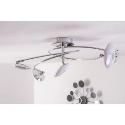 Trio Leuchten Trio PILATUS Deckenleuchte LED Chrom, 5-flammig -LED Leuchten Verkäufe 2022 trio pilatus deckenleuchte 675910506 15