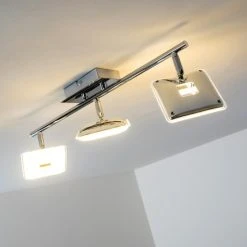 Trio Leuchten Trio Pontius Deckenspot LED Chrom, 3-flammig -LED Leuchten Verkäufe 2022 trio pontius deckenspot 875810306 10