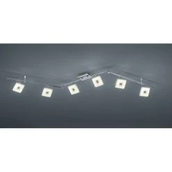 Trio Leuchten Trio Pontius Spotbalken LED Chrom, 6-flammig