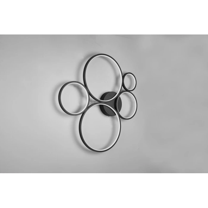 Trio Leuchten Trio Rondo Deckenleuchte LED Schwarz, 1-flammig 6 Trio Leuchten Trio Rondo Deckenleuchte LED Schwarz, 1-flammig – Bild 6