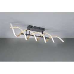 Trio Leuchten Trio Sequence Deckenleuchte LED Messing, Schwarz, 1-flammig -LED Leuchten Verkäufe 2022 trio sequence deckenleuchte 641810208 13