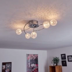 Hofstein Tucur&uacute; Deckenleuchte LED Chrom, 5-flammig -LED Leuchten Verkäufe 2022 tucuru deckenleuchte h3398029 10
