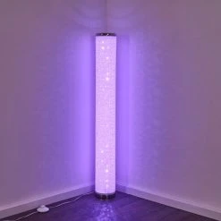 Hofstein Tumba Stehleuchte LED Weiß, 1-flammig, Fernbedienung, Farbwechsler -LED Leuchten Verkäufe 2022 tumba stehleuchte h3307328 11