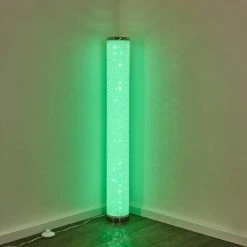 Hofstein Tumba Stehleuchte LED Weiß, 1-flammig, Fernbedienung, Farbwechsler -LED Leuchten Verkäufe 2022 tumba stehleuchte h3307328 12