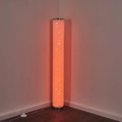 Hofstein Tumba Stehleuchte LED Weiß, 1-flammig, Fernbedienung, Farbwechsler -LED Leuchten Verkäufe 2022 tumba stehleuchte h3307328 19